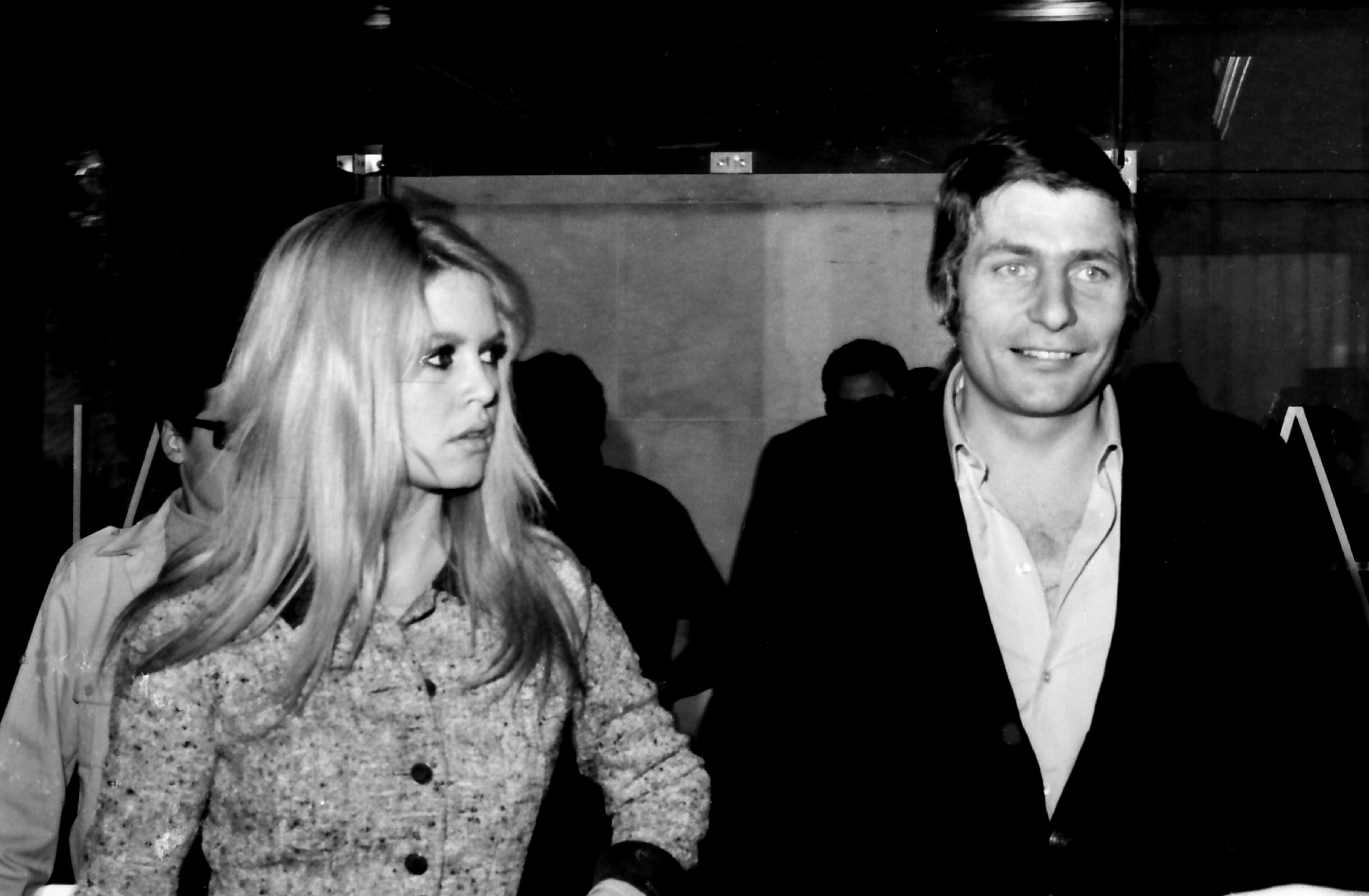 Brigitte Bardot  y su marido Gunther Sachs