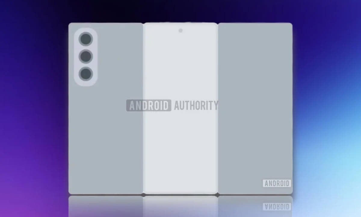 Render del futuro Samsung Galaxy Tri-Fold