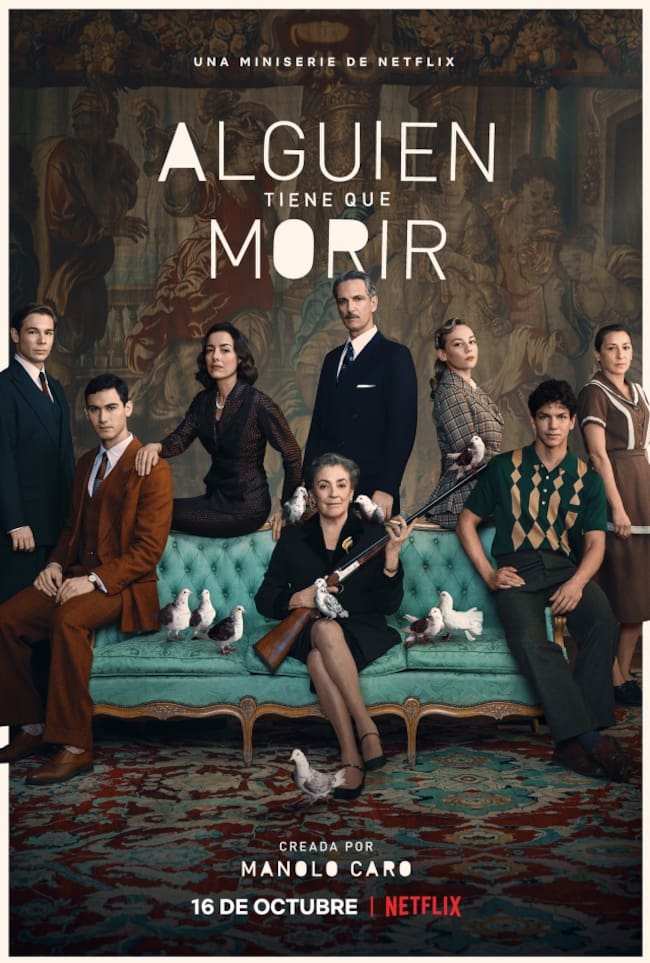 Póster oficial de 'Alguien tiene que morir'