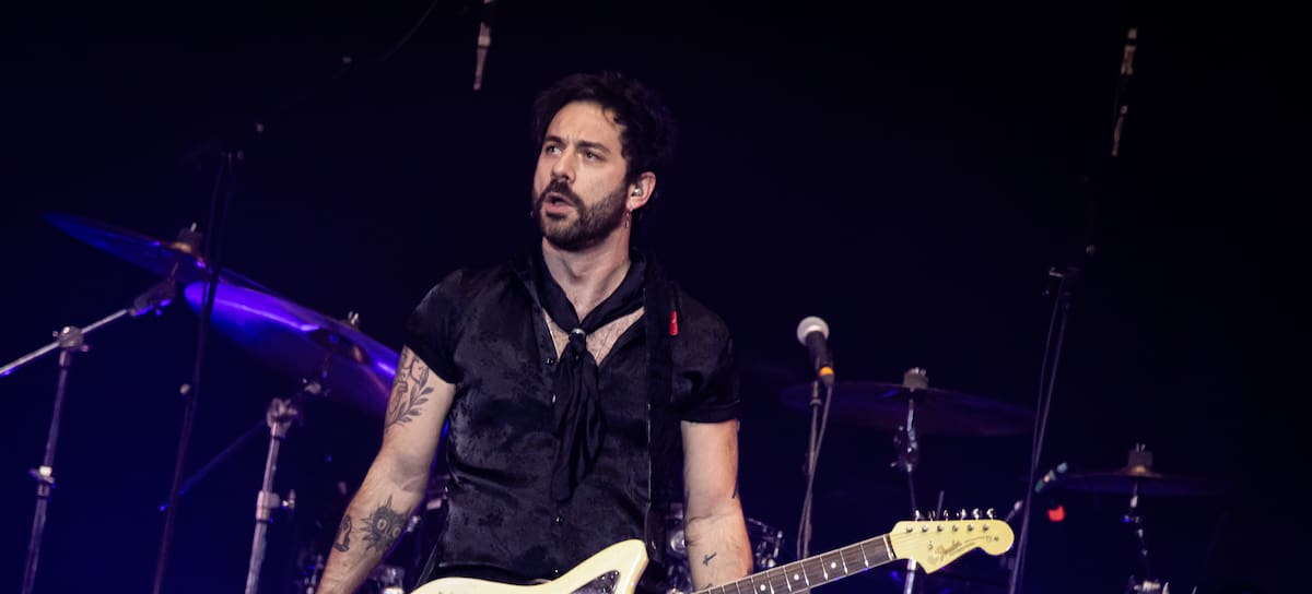 Rafa Val, cantante de Viva Suecia, en el festival "Música Desde El Corazón".