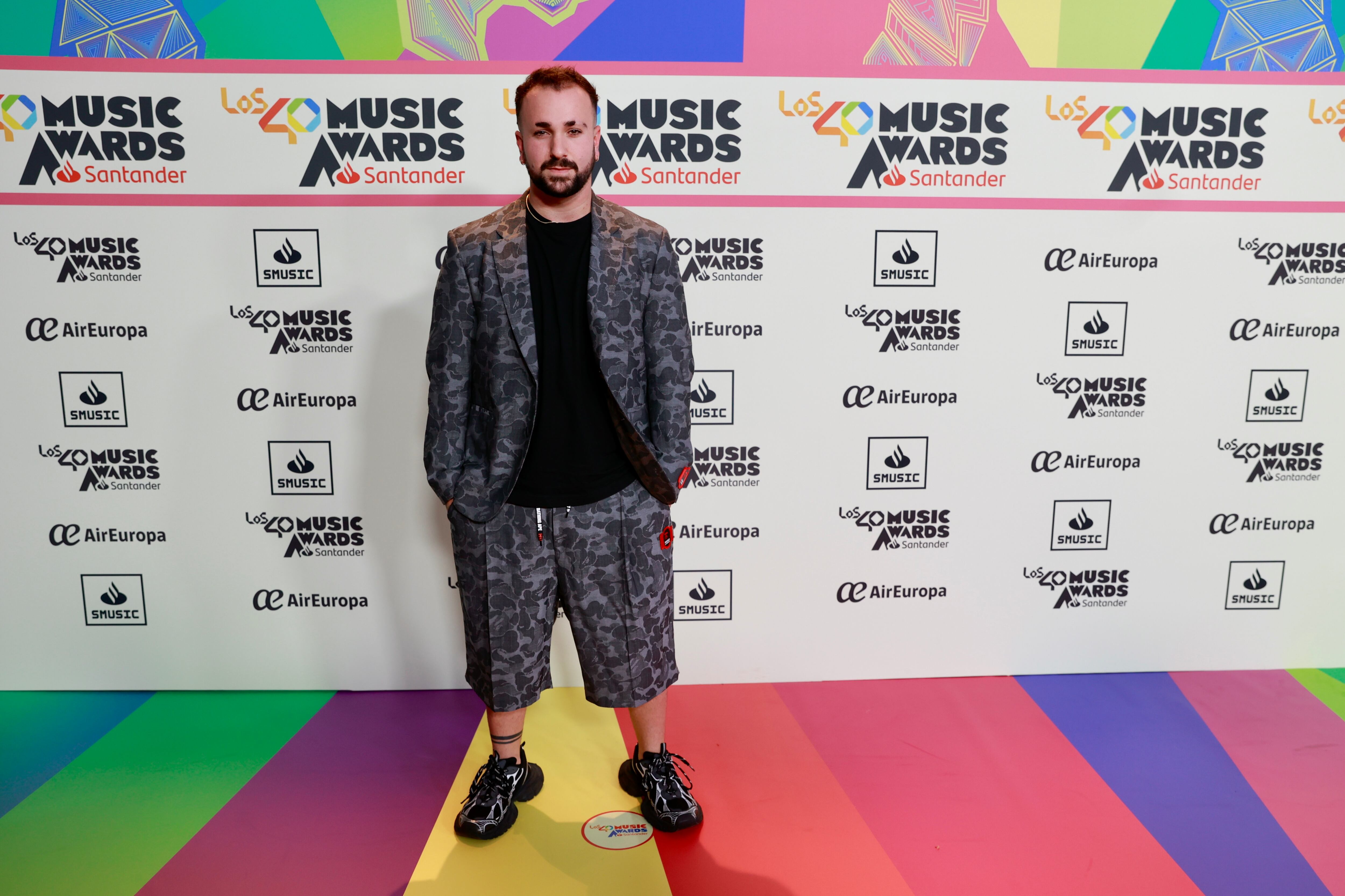 Zzoilo, en la cena de nominados de LOS40 Music Awards Santander 2023.