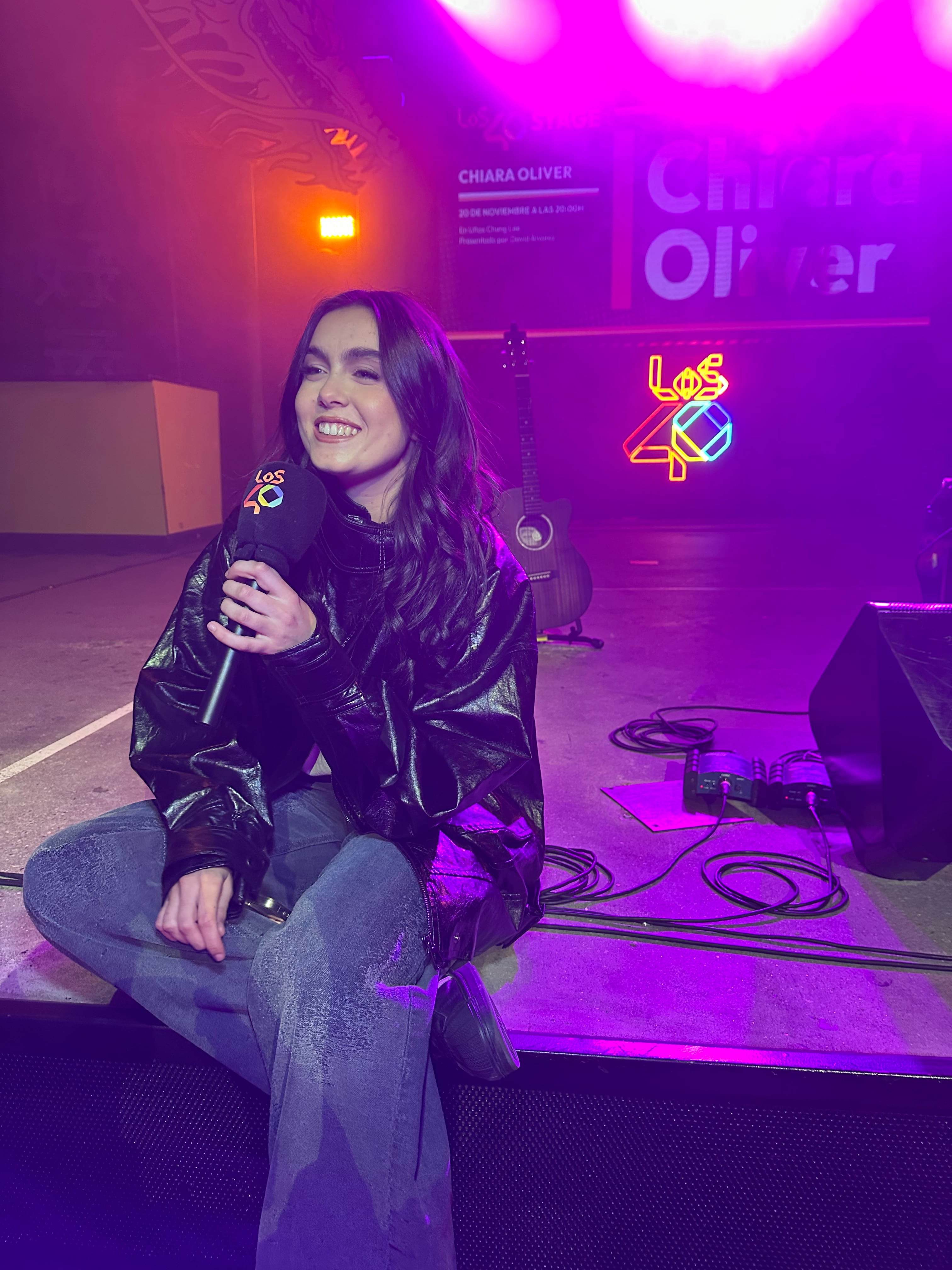 Chiara Oliver en LOS40 Stage. Fotografía hecha por Javier Rodrigo.