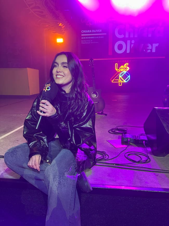 Chiara Oliver en LOS40 Stage. Fotografía hecha por Javier Rodrigo.