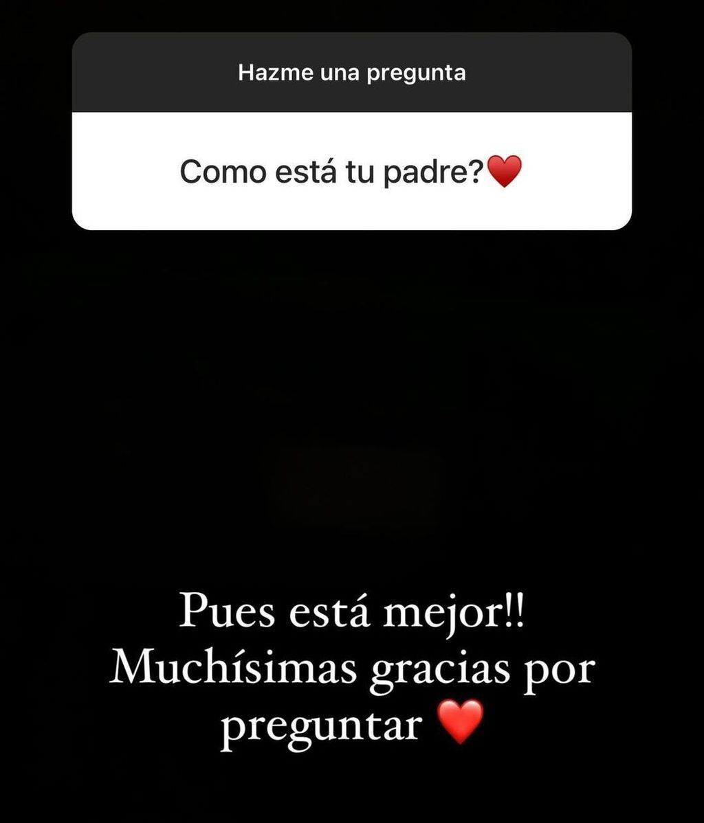 Isaac Torres habla del estado de salud de su padre.