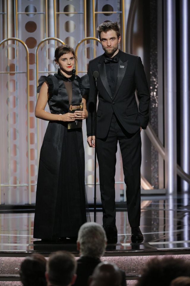 Emma Watson presentó un premio junto a Robert Pattinson / Getty