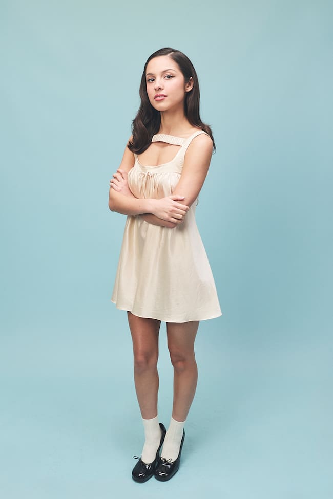 Olivia Rodrigo para Apple Music, con Zane Lowe. (Foto cedida por Apple Music)