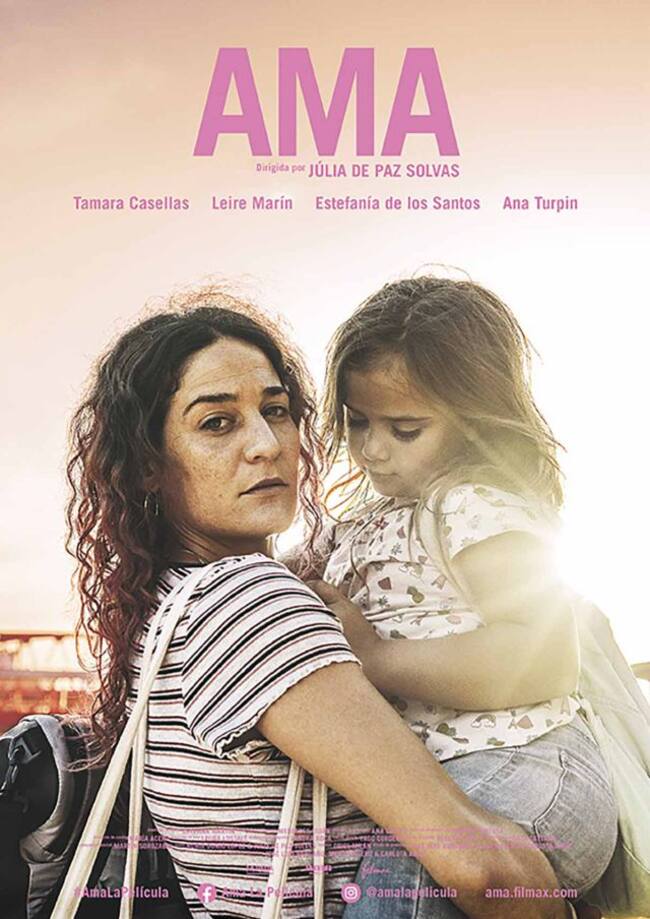 Tamara Casellas (i) y Leire Marín (d) en el cartel promocional de 'Ama'