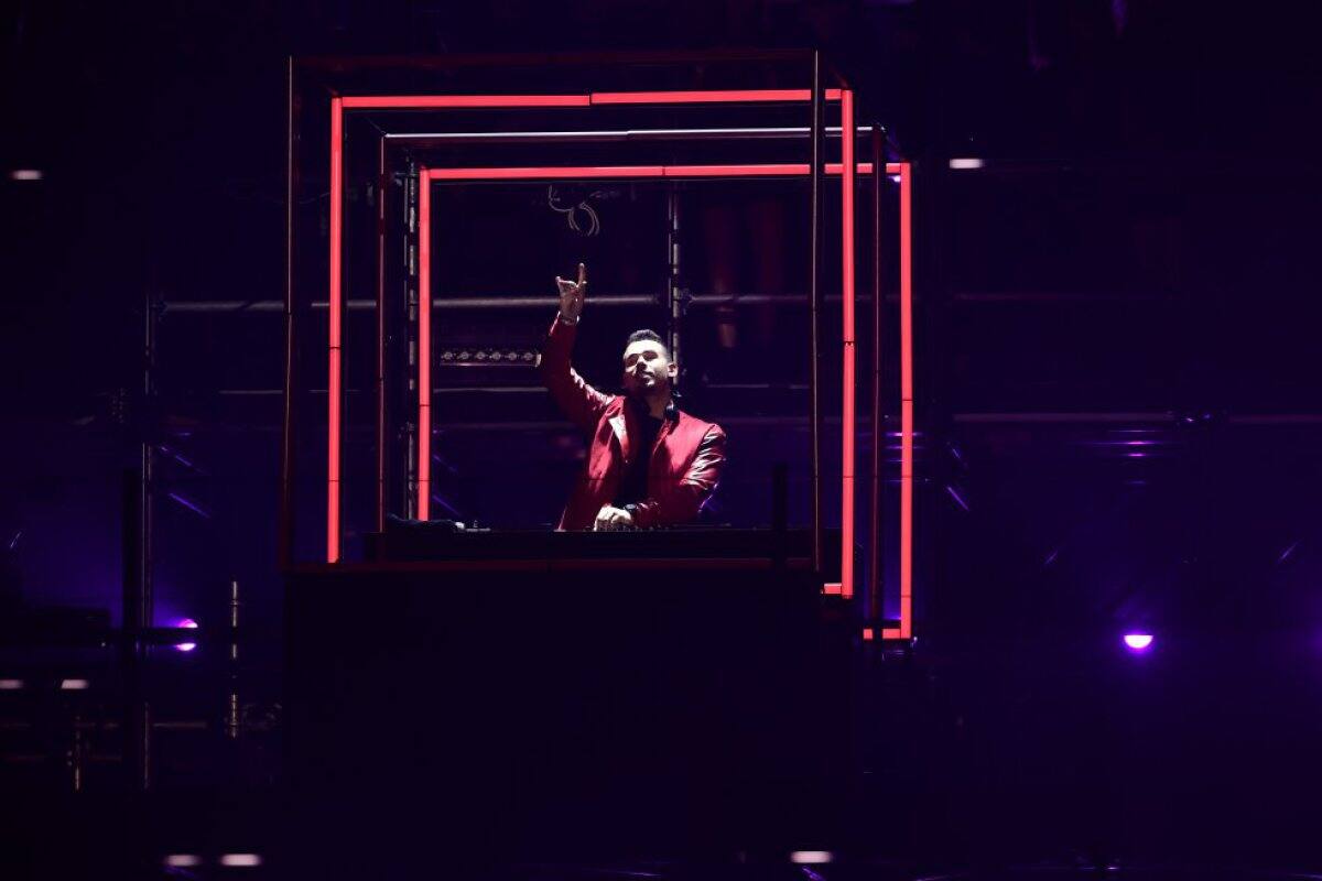 El momento de la noche estuvo a cargo de Afrojack