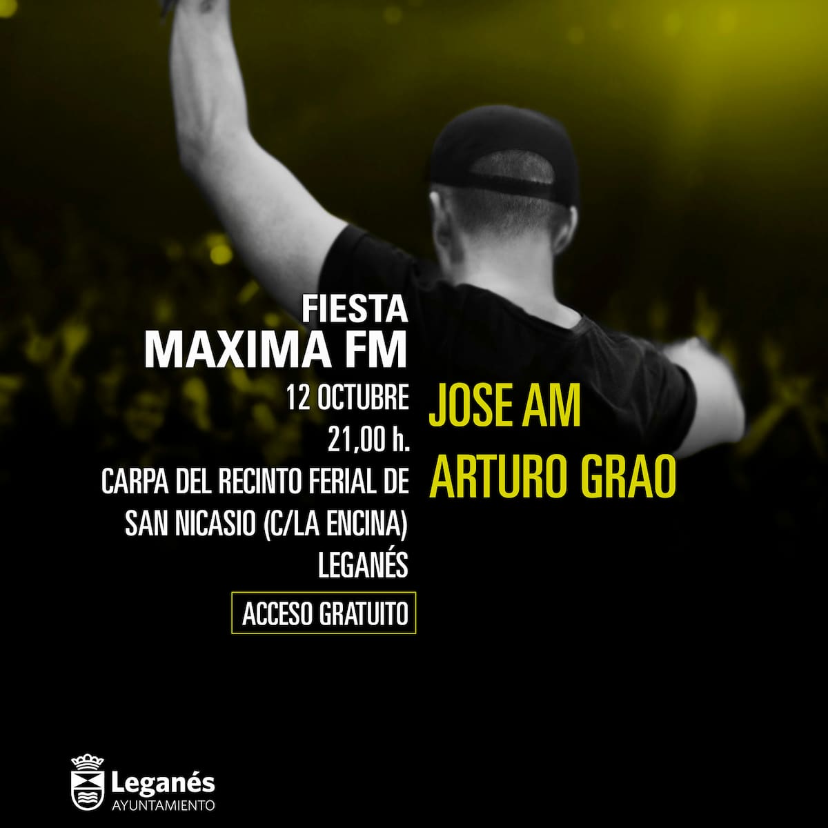 Disfruta de la fiesta de MaximaFM en San Nicasio (Leganés)