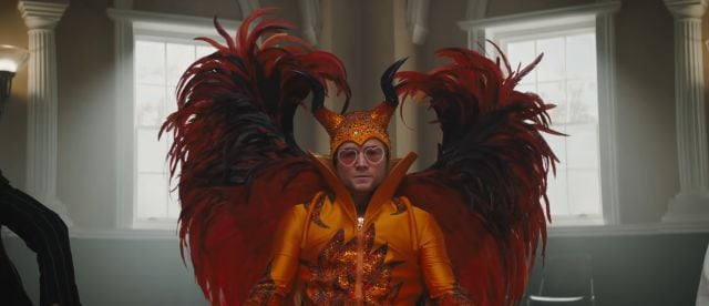 Taron Egerton como Elton John en &#039;Rocketman&#039;.