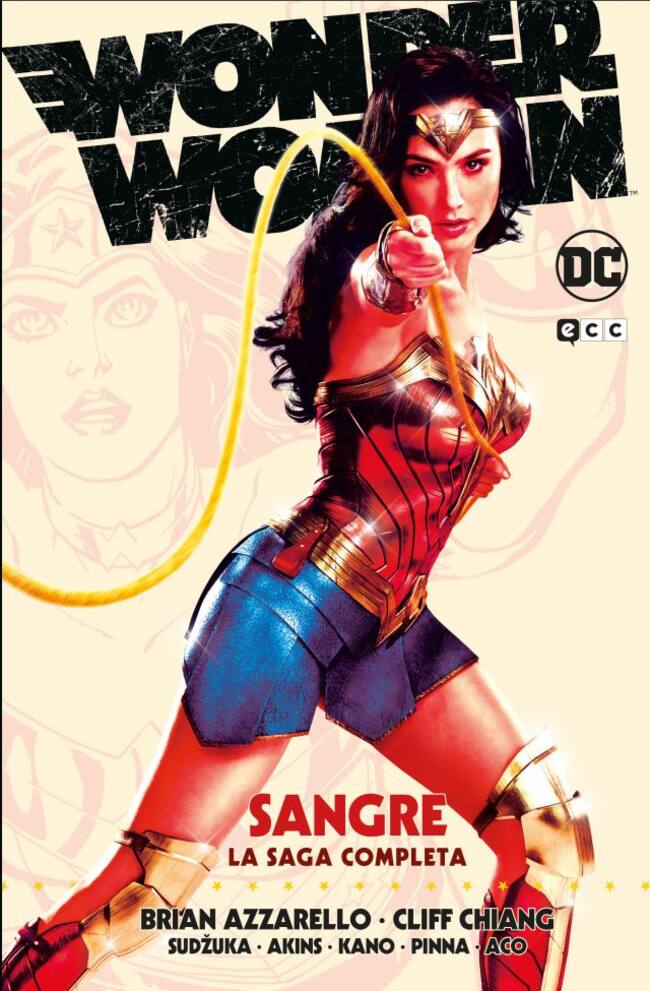 Gal Gadot en la portada de "Sangre: La Saga Completa"