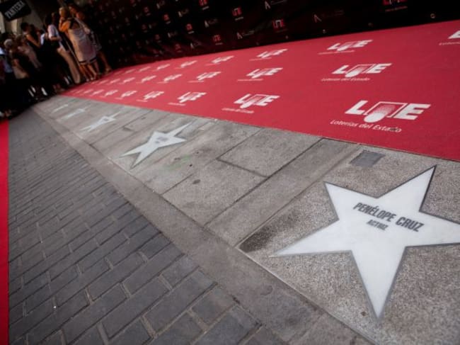 Paseo de la Fama de Madrid en 2011.