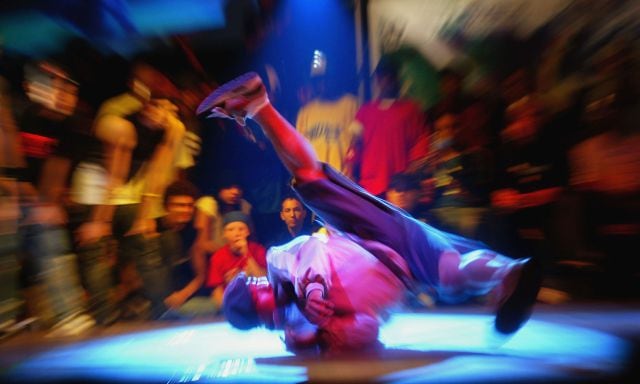 Campeonato de B-Boys en Brixton Academy en 2004. / Foto: Bruno Vincent/Getty Images.