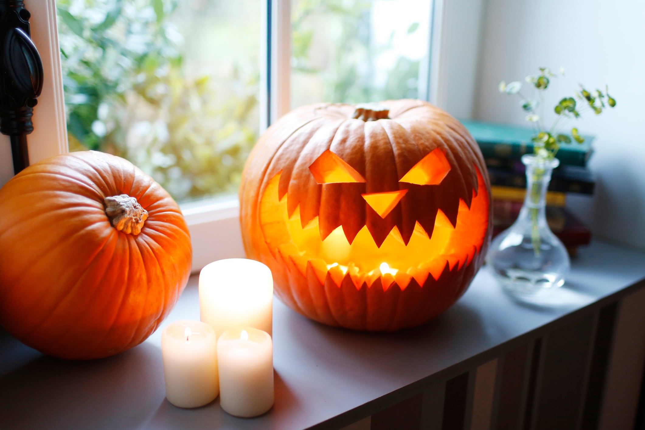 Decoración de calabazas para Halloween