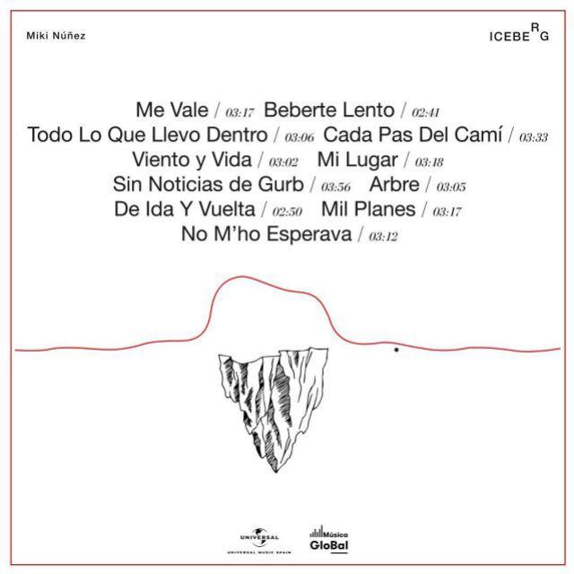 Llistat de cançons d''Iceberg'