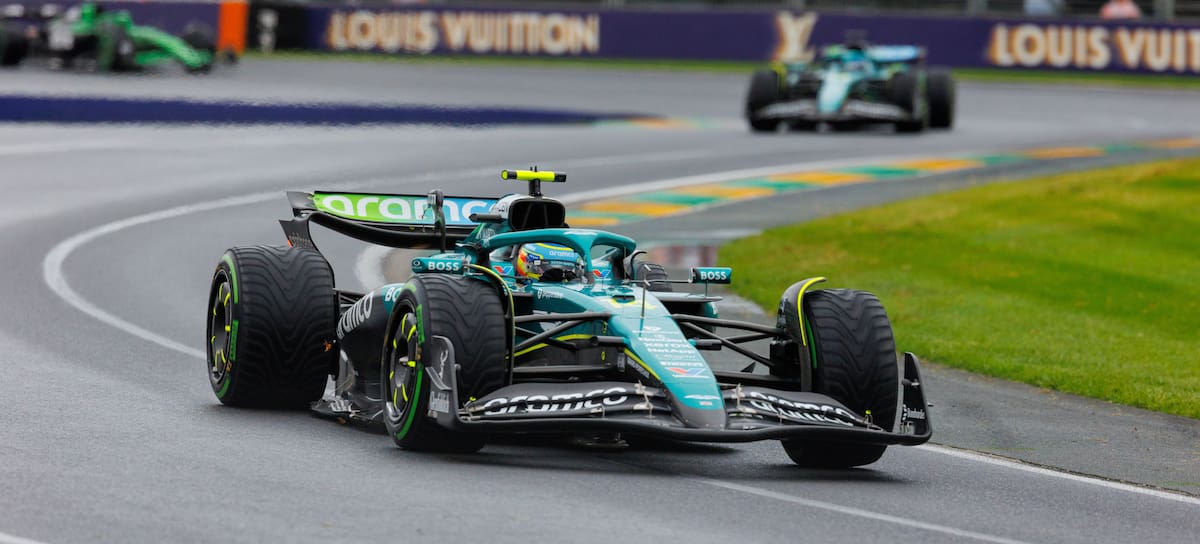 Fernando Alonso durante la carrera de F1 en Australia