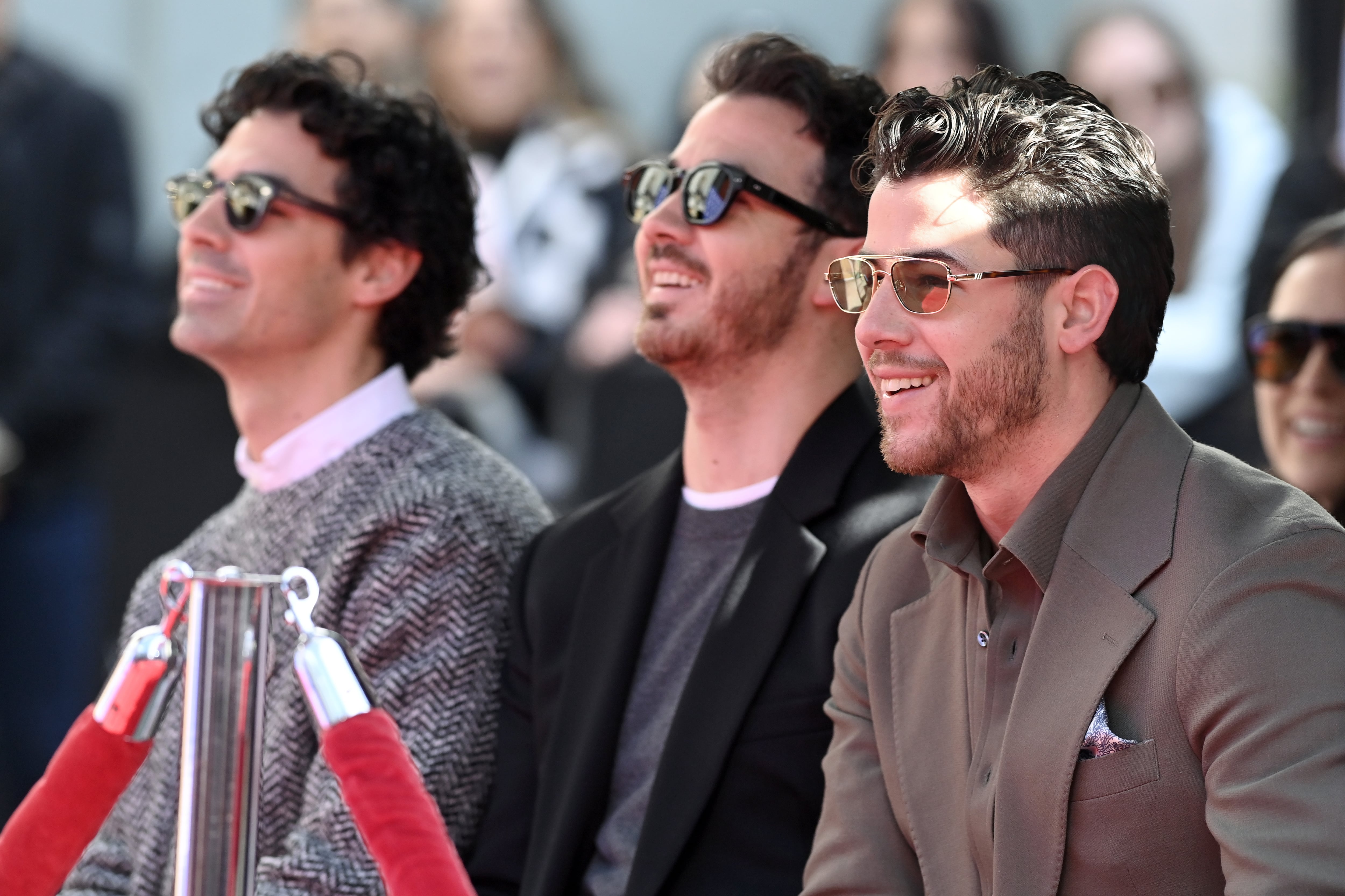 Joe Jonas, Kevin Jonas y Nick Jonas (Jonas Brothers), en 2025