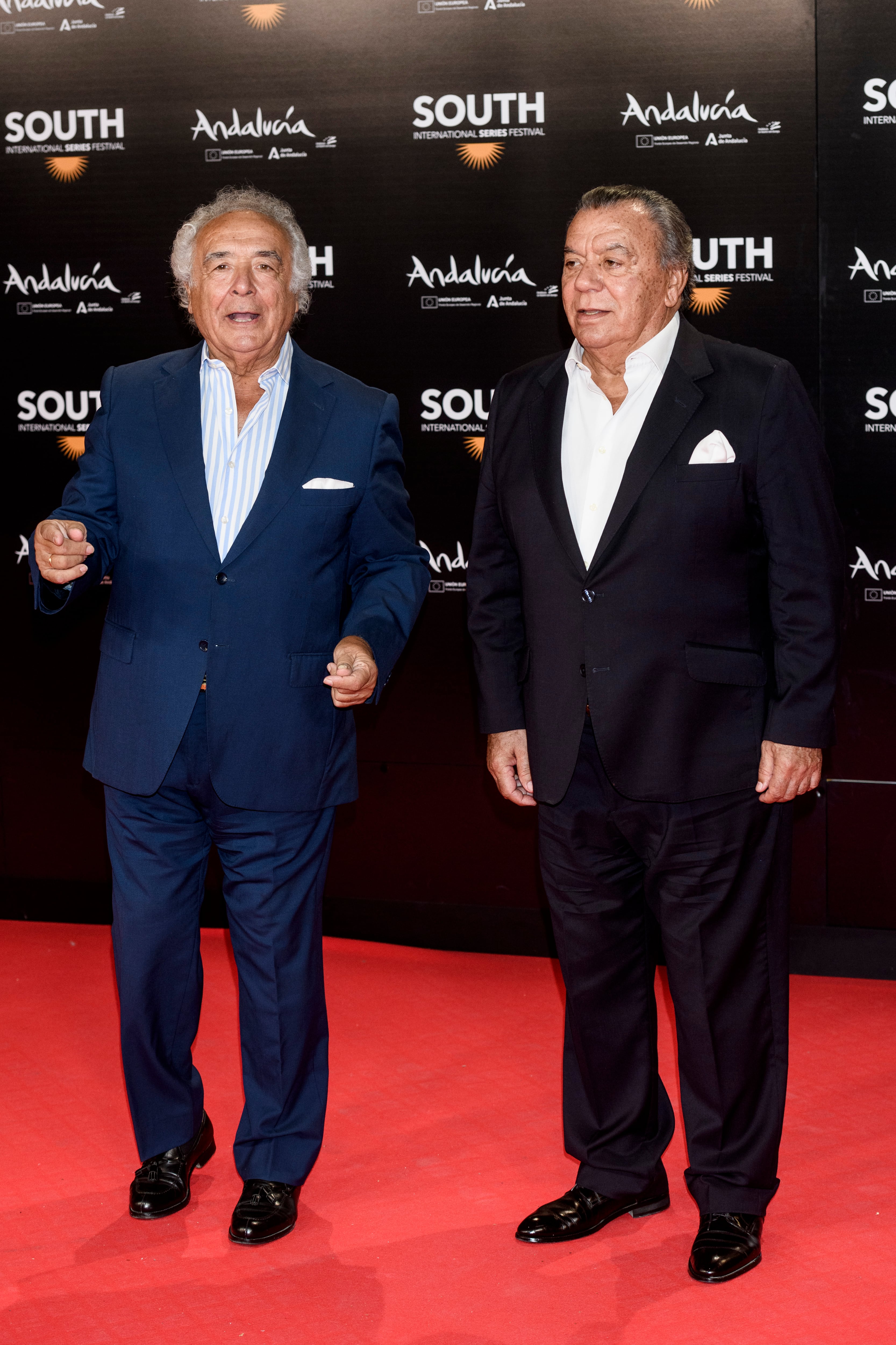 Antonio Romero y Rafael Ruiz, integrantes de Los Del Río, ayer en el South International Series Festival 2023 en Cádiz.