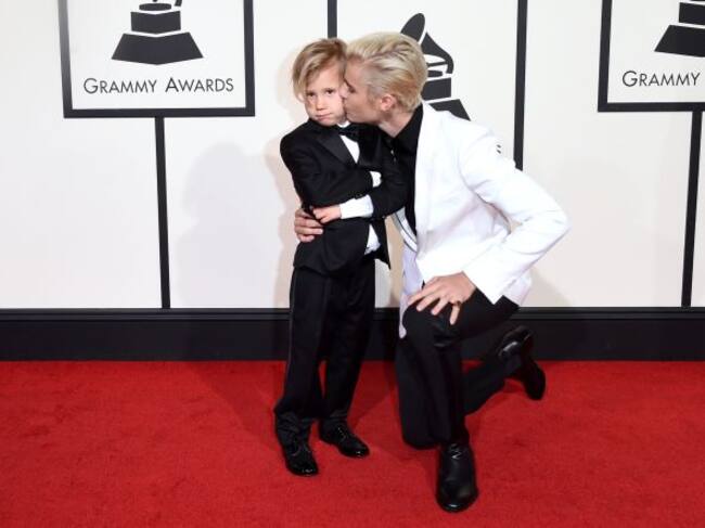 Justin Bieber y su imagen más tierna junto a su hermano.