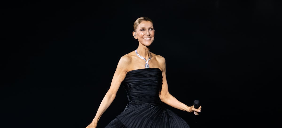 Celine Dion, en su concierto en París en 2026