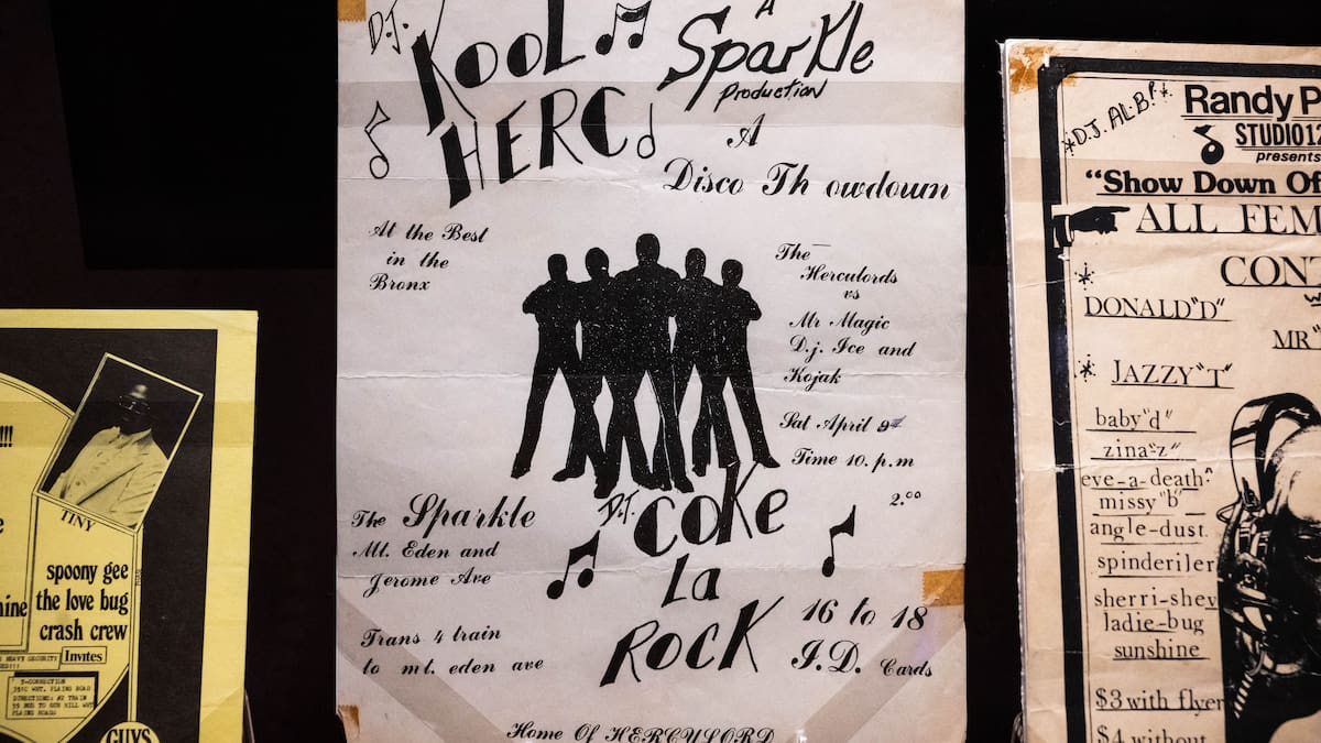 Art Decó en el Bronx: la historia detrás de los 'flyers' del Hip Hop