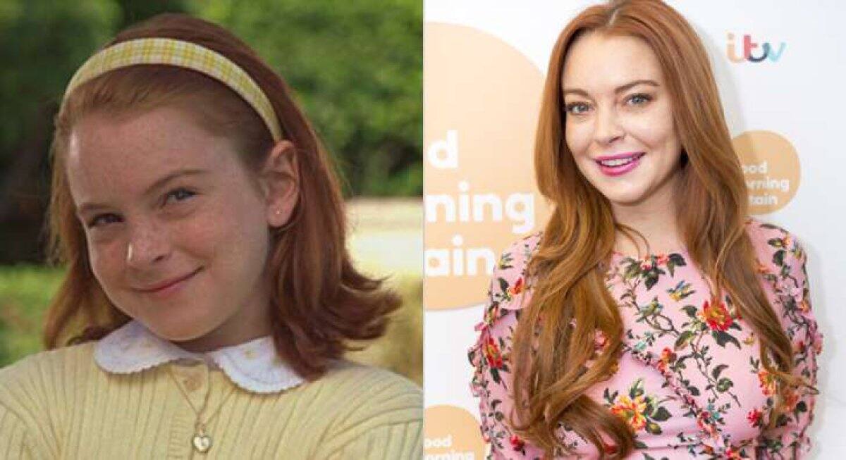 Lindsay Lohan - Era la protagonista de la película y quien interpretó el papel de las gemelas.