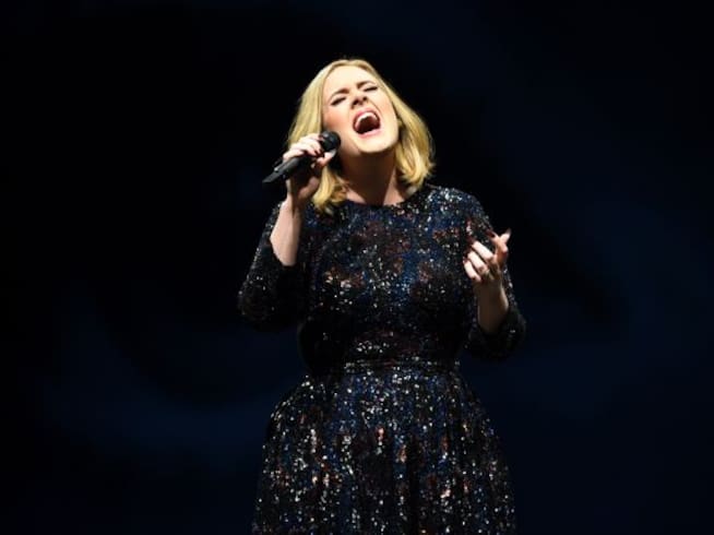 Adele, disfrutando y haciendo disfrutar con sus conciertos (Getty).