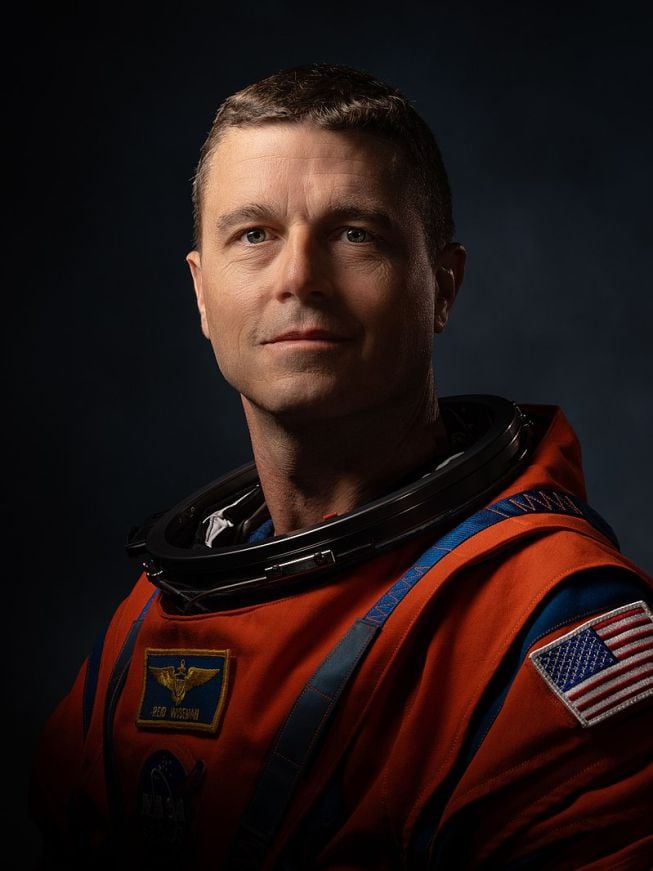 El astronauta de la NASA Gregory R. Wiseman.