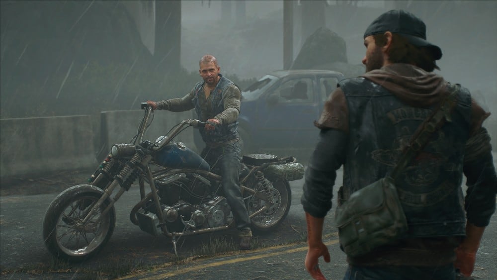 Imagen promocional de Days Gone con su protagonista Deacon St. John