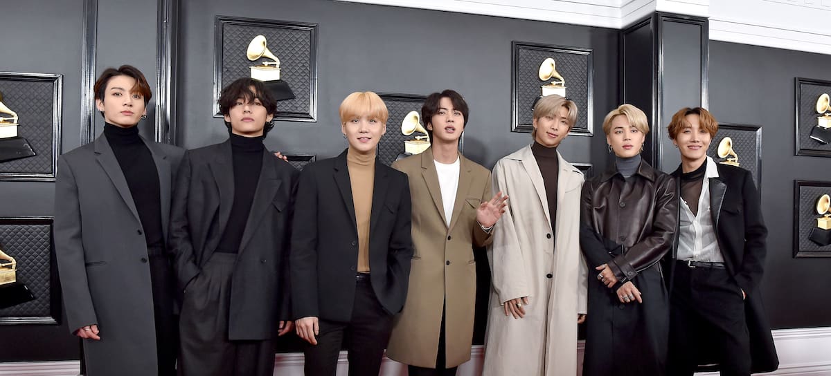 BTS, en los Premios Grammy 2020.
