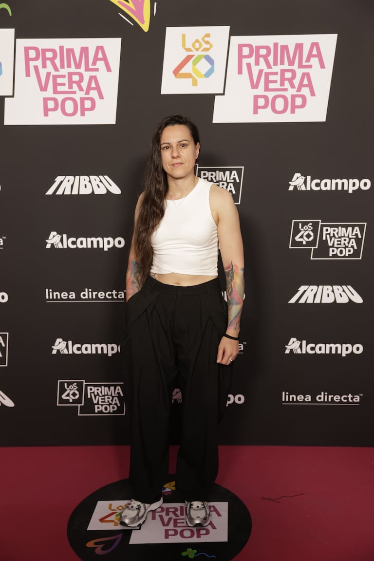 Joana Pastrana, la campeona del mundo de boxeo, se ha pasado por la alfombra de LOS40 Primavera Pop 2026 con un look muy sport.
