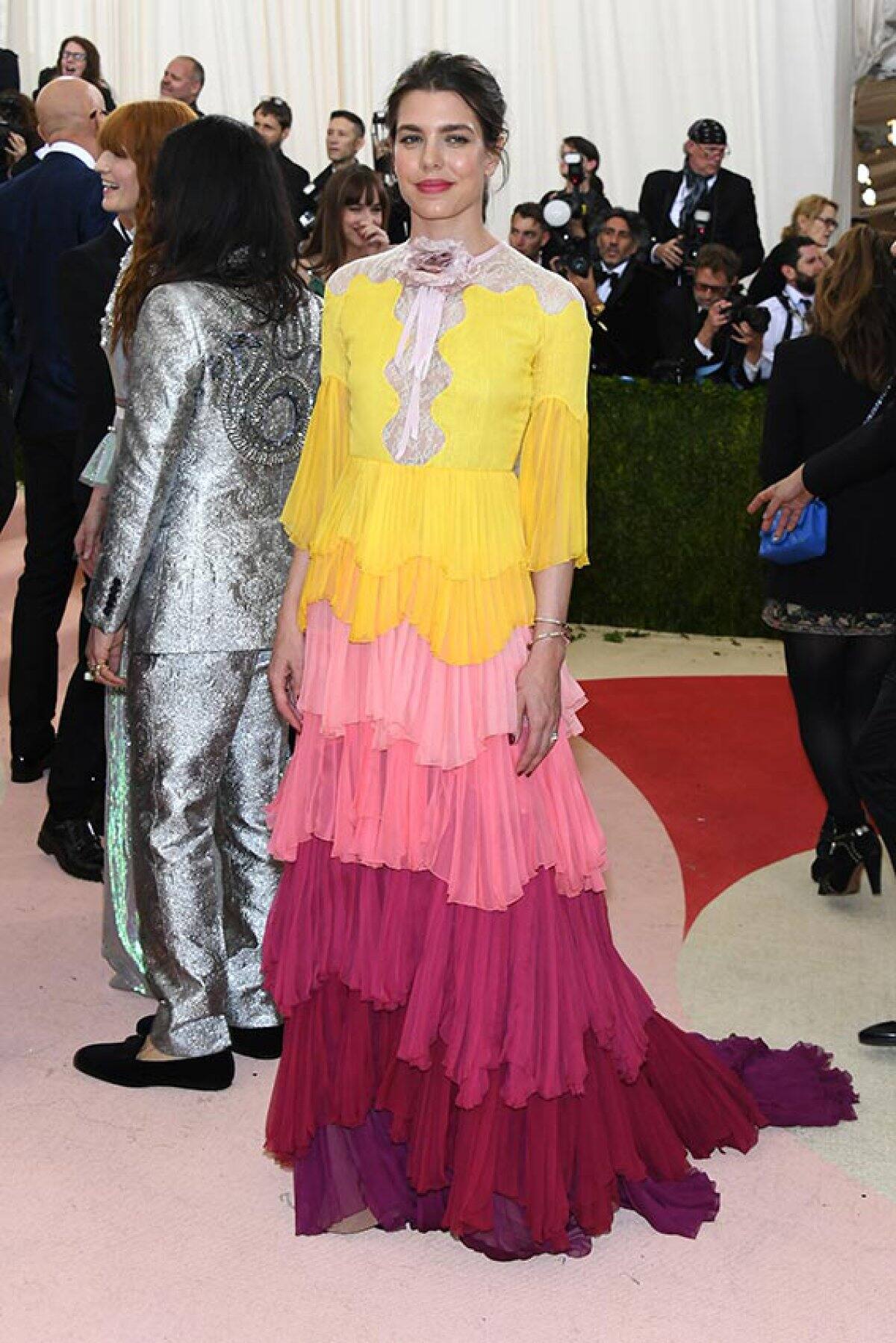 Vestida de Gucci