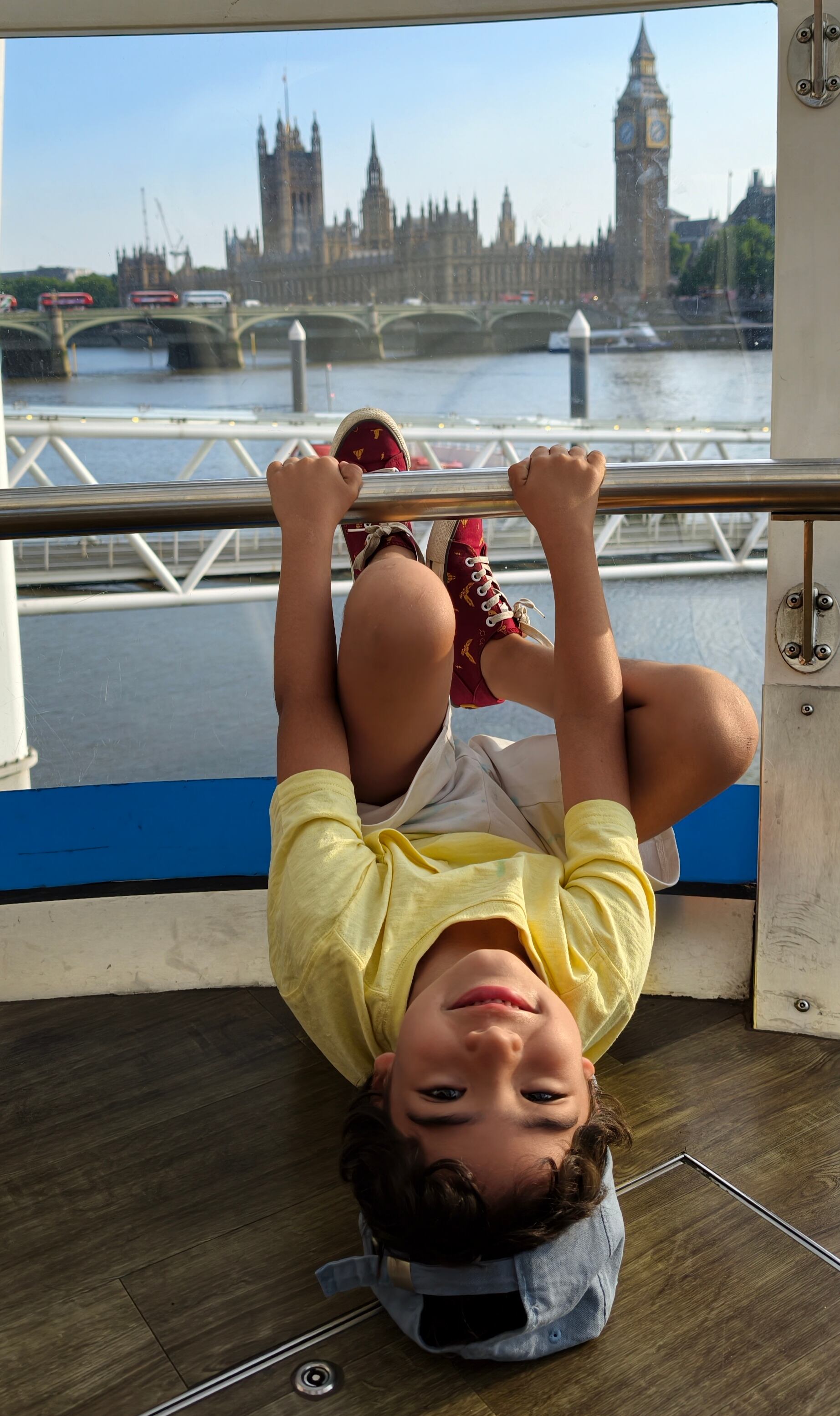 Pedro en The London Eye