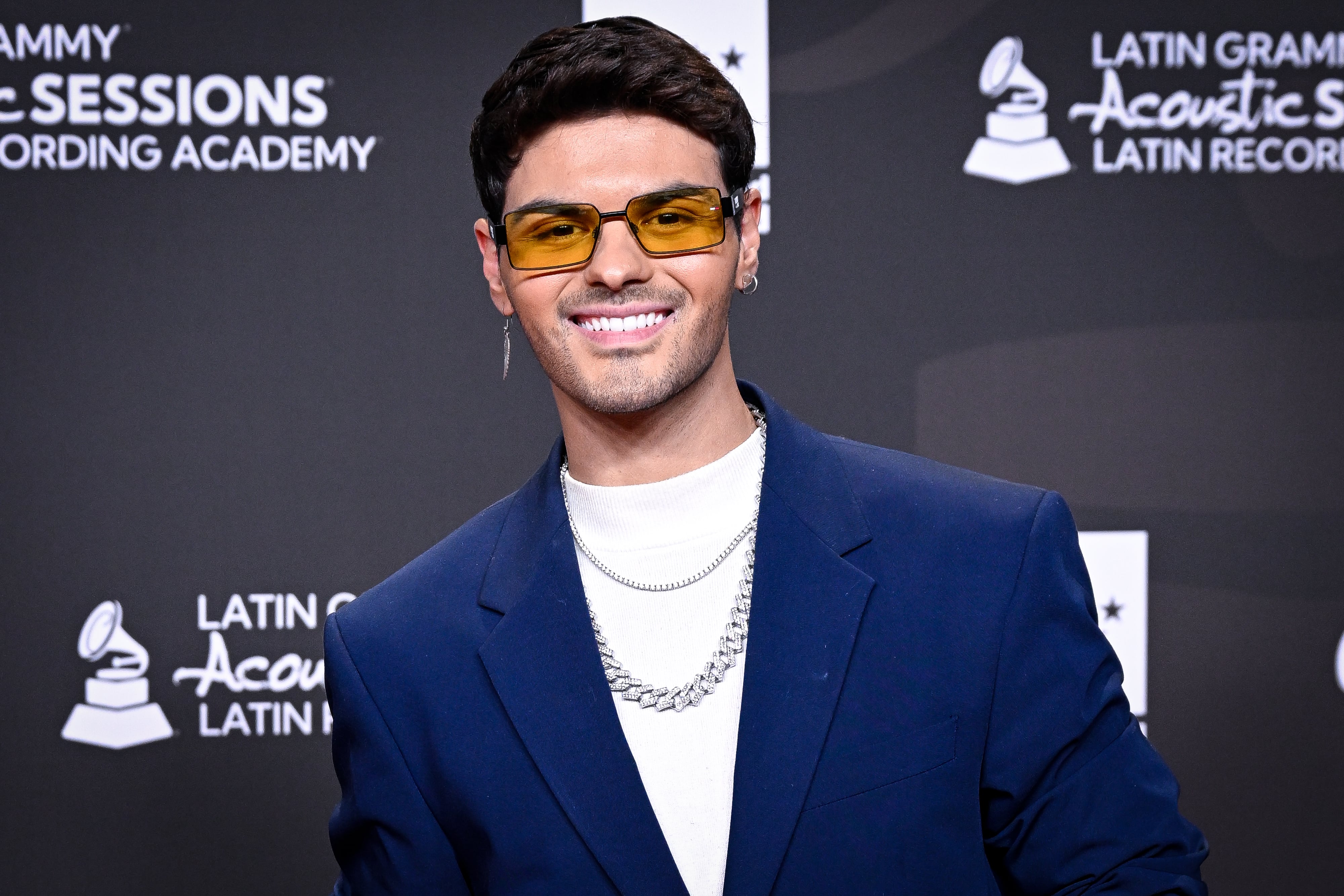 Abraham Mateo en la Latin GRAMMY Acoustic Session 2022 en Madrid