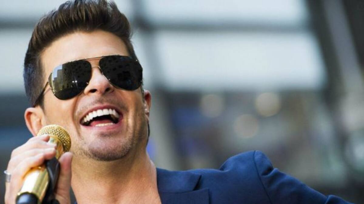 Robin Thicke casi mata a su mascota con una sobredosis de marihuana