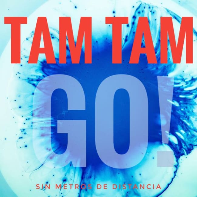 Imagen promocional del single 'Sin metros de distancia' de Tam Tam Go!