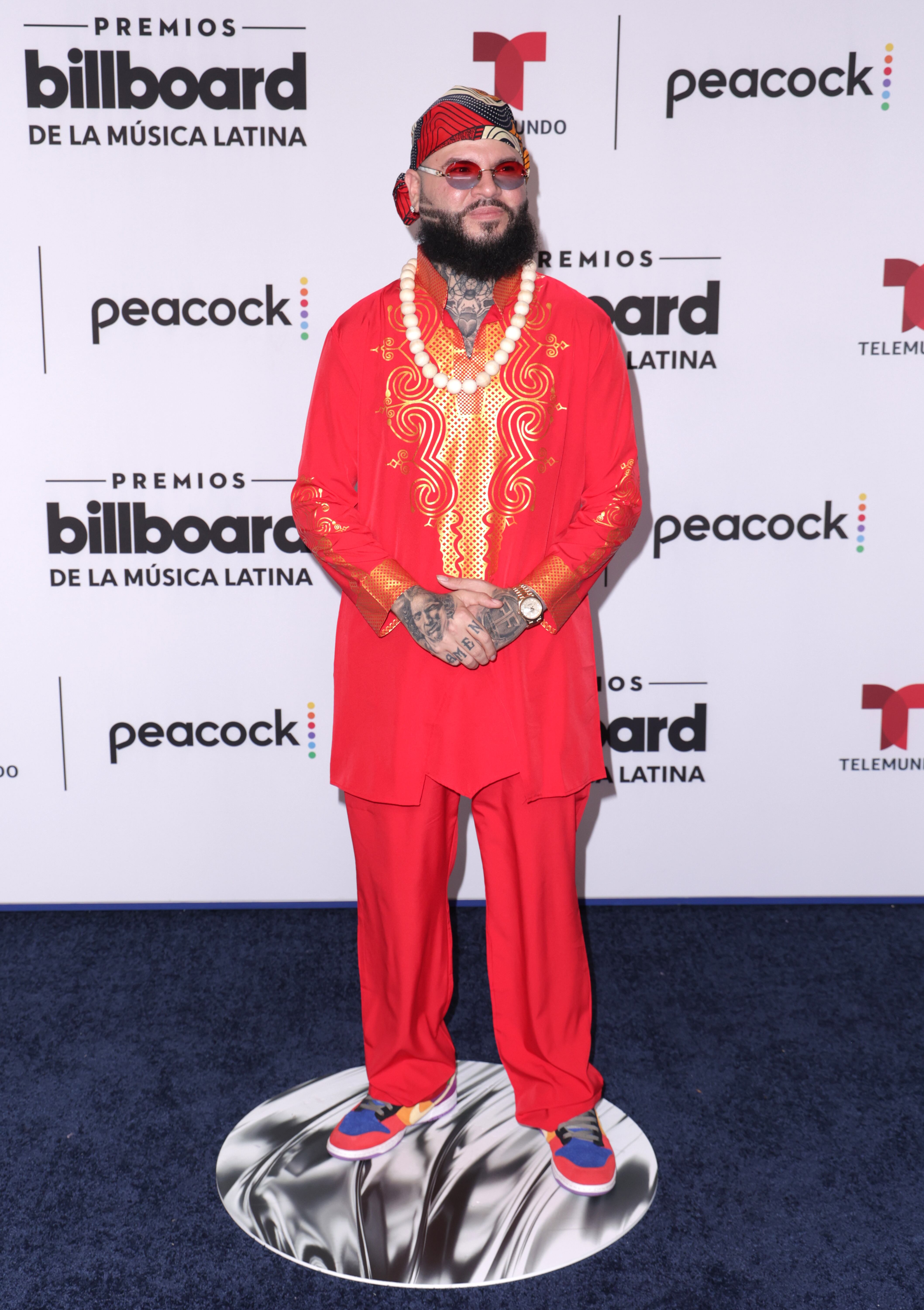 Farruko, en los Premios Billboard de la música latina 2023.