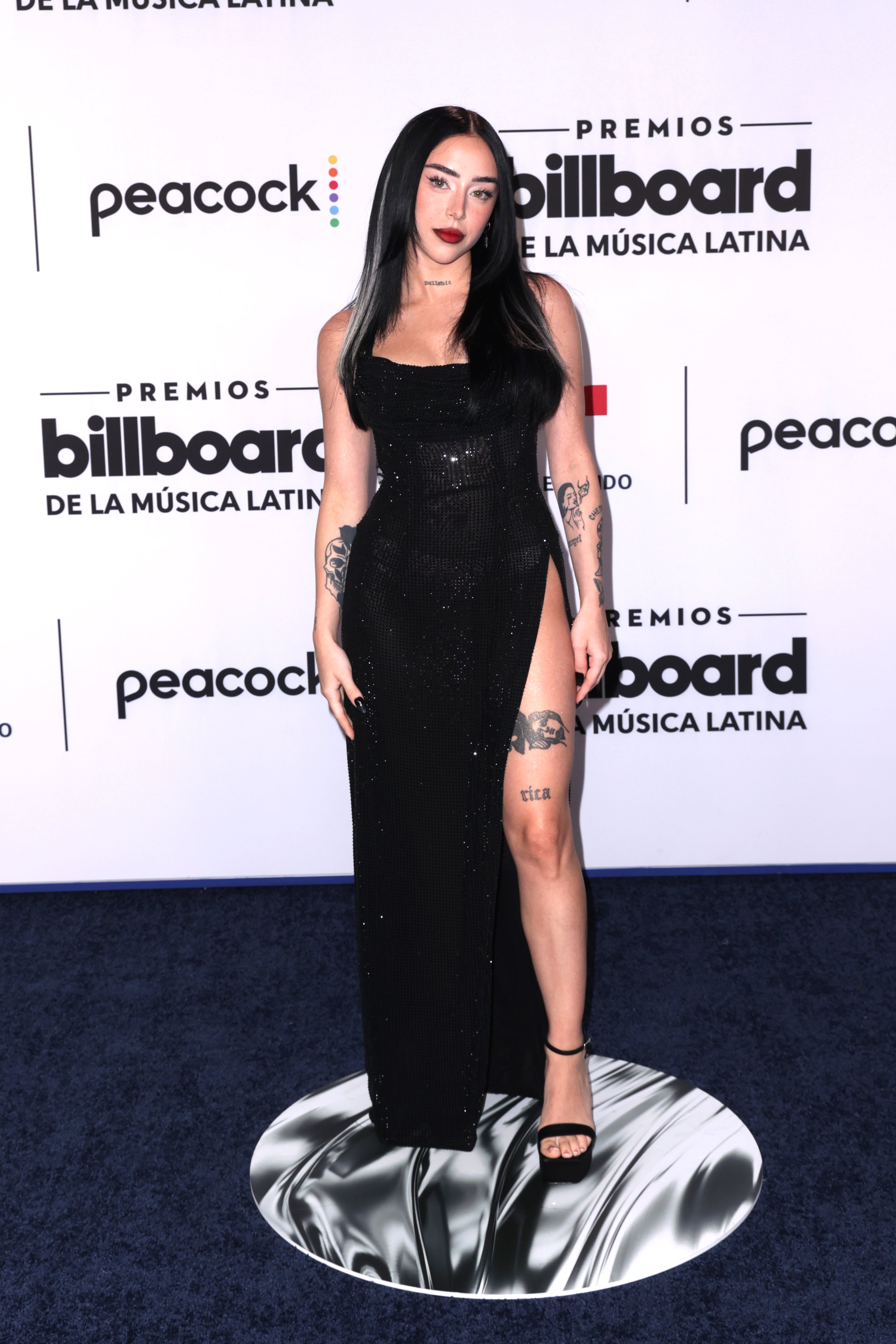 Nicki Nicole, en los premios Billboard de la música latina 2023.