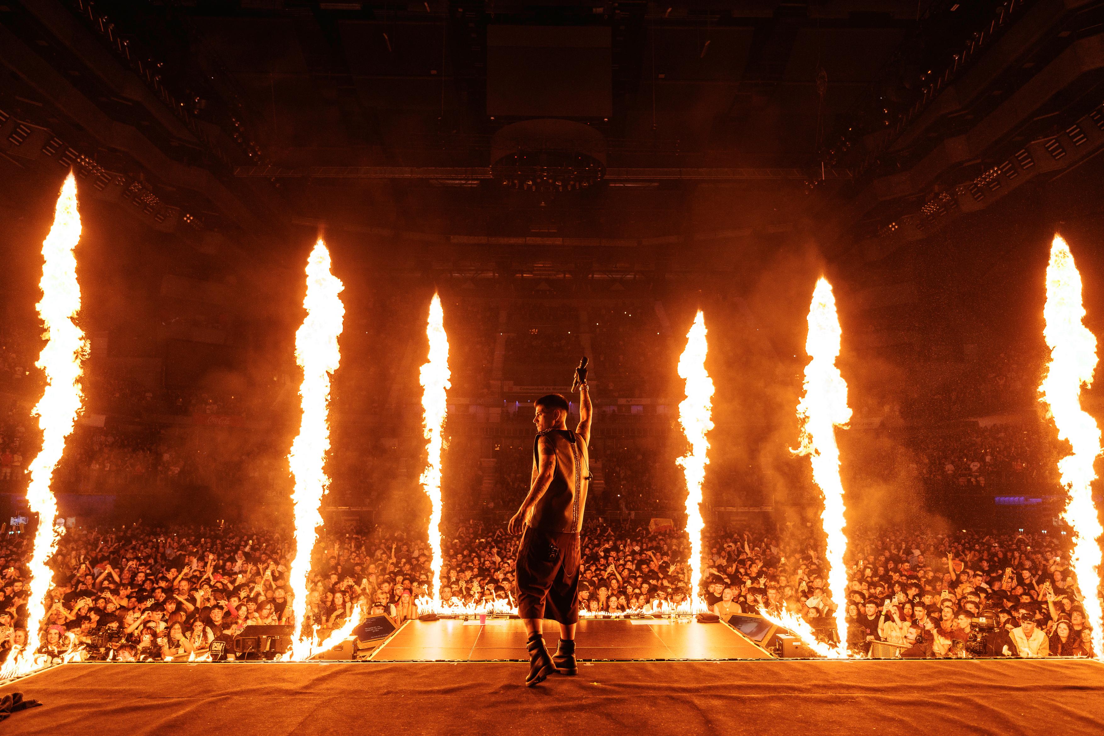Duki en el Movistar Arena de Madrid