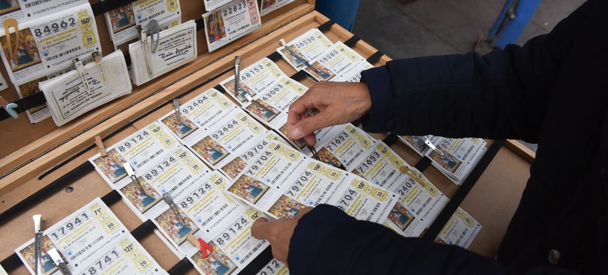 Décimos de Lotería de Navidad.
