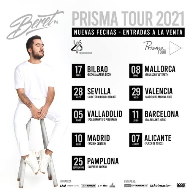 Cartel de la gira de Beret