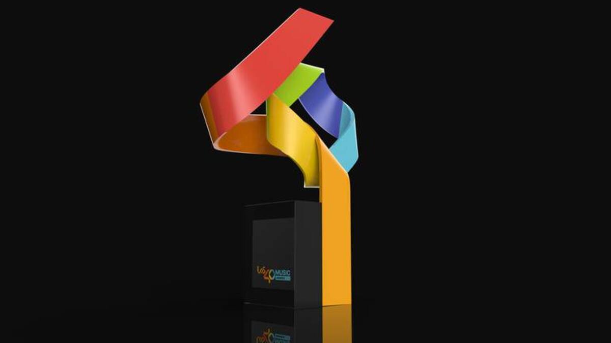 Así es el nuevo trofeo de LOS40 Music Awards