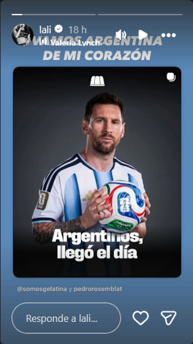 Lali Espósito se pronuncia tras la derrota argentina en el Mundial 2026.