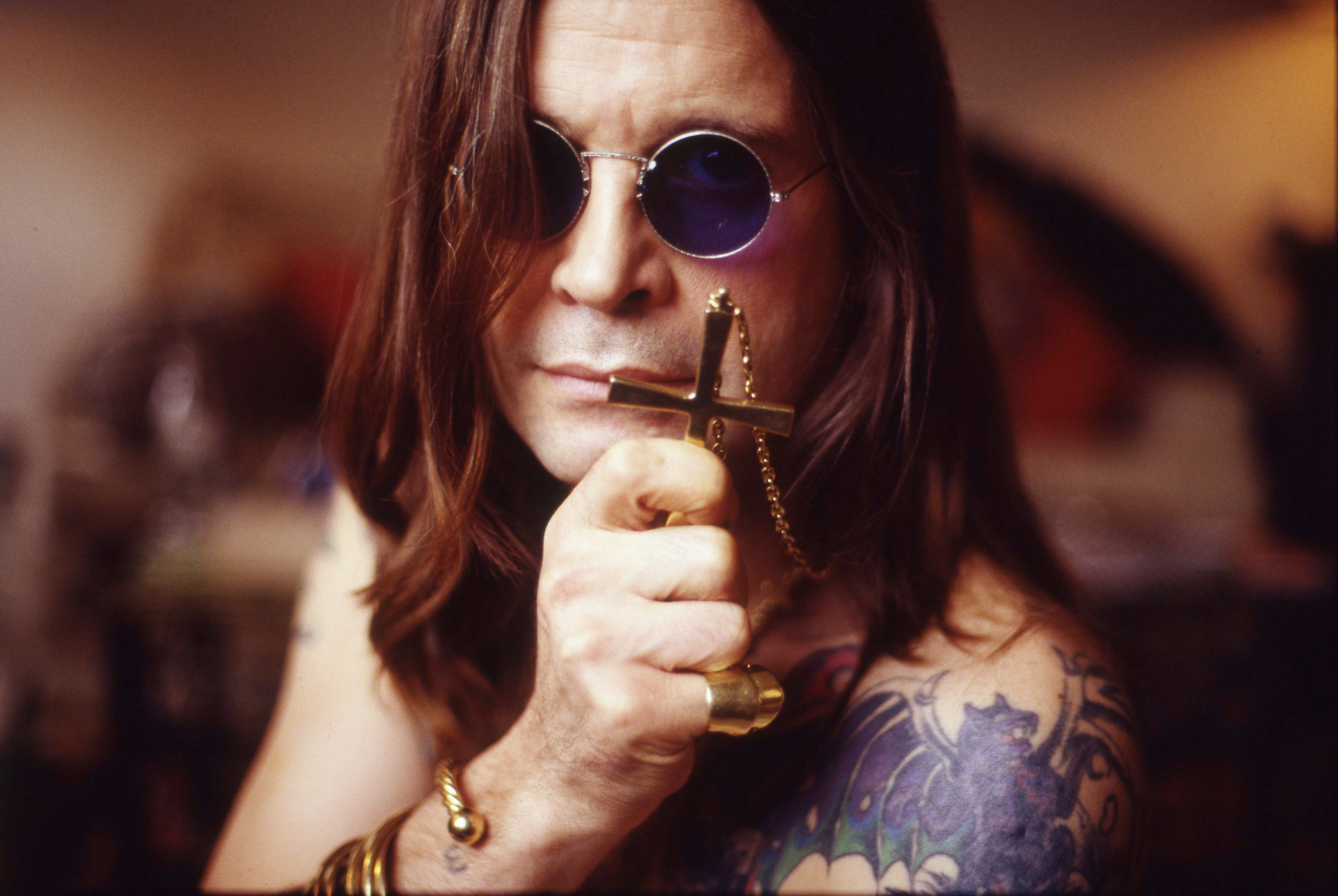 Retrato de Ozzy Osbourne en Londres en 1991.