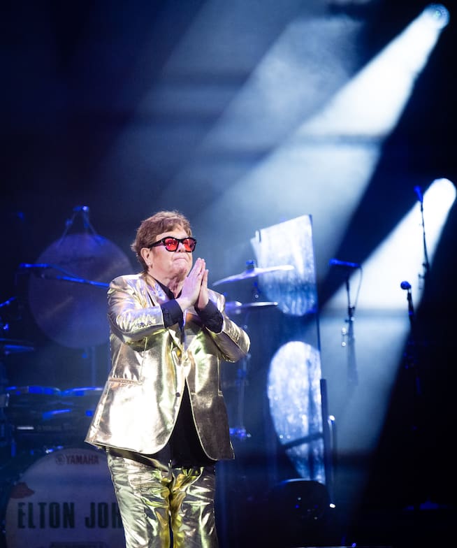 Elton John en el Glastonbury Festival de 2023