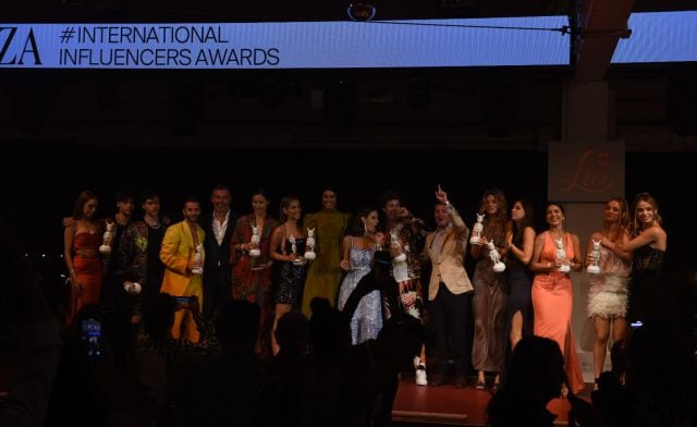 Todos los premiados de la primera edición de los International Influencers Awards.