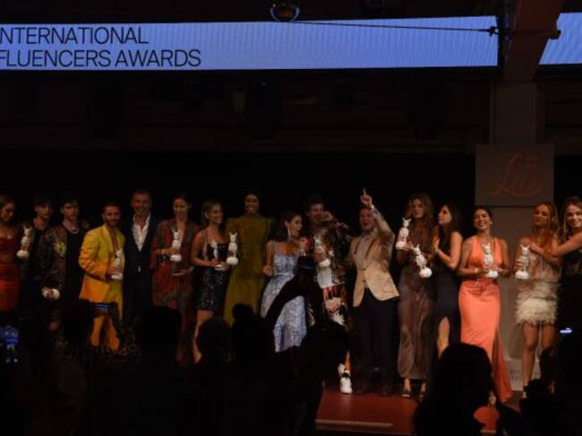 Todos los premiados de la primera edición de los International Influencers Awards.