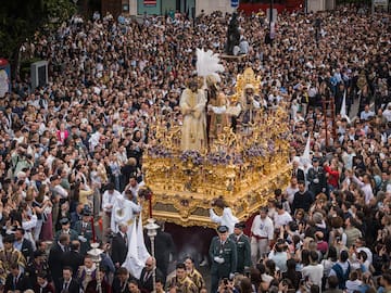 Programa de Semana Santa 2026 en Sevilla: horario de las procesiones del Viernes de Dolores y el resto de días