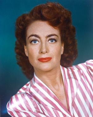 La actriz americana Joan Crawford