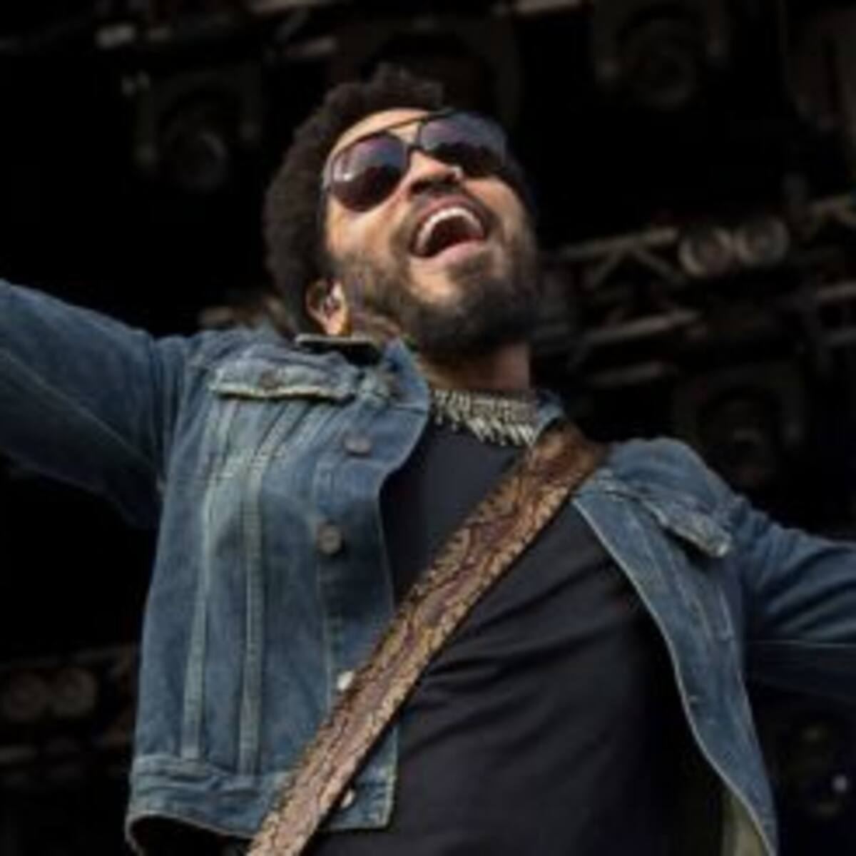 A Lenny Kravitz se le escapó algo en pleno show